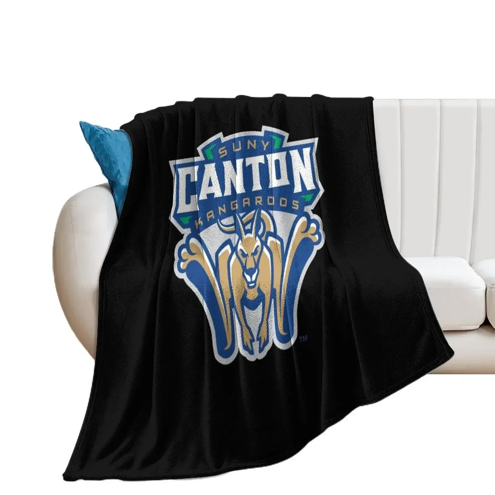 

SUNY Canton cangaroos Throw Blanket Sofa Throw Bed Luxury St Blankets