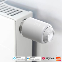 ZigBee3.0 Thermostat Radiator Actuator Tuya Smart TRV Thermostatic Valve Temperature Controller Voice Support Alexa Google Home