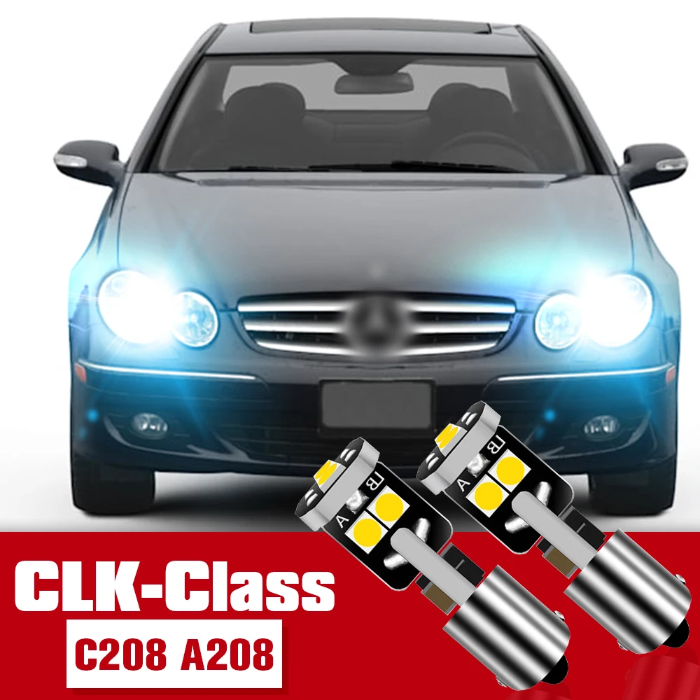 

2pcs LED Accessories Parking Light Bulb Clearance Lamp For Mercedes Benz CLK Class C208 A208 1997 1998 1999 2000 2001 2002