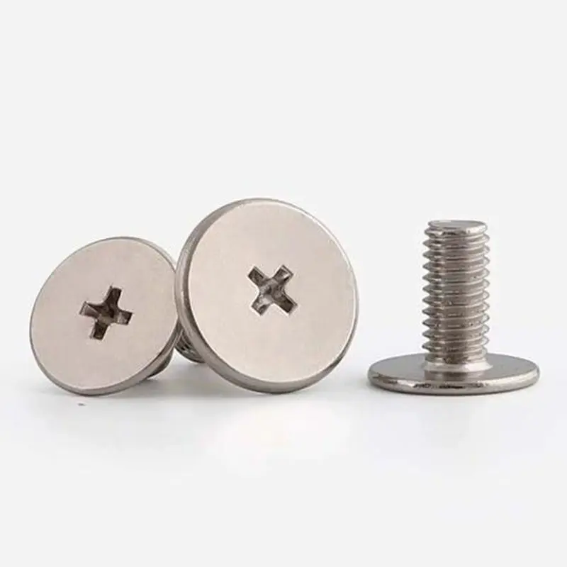 

1000pcs Ultra-Thin M2 M2.5 Nickel Plated Carbon Steel tornillos Cross Phillips Flat Wafer Head Screws for Laptop Computer Repair