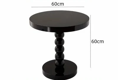 A few round French coffee tables on the vintage side, and the small table in solid wood can be moved