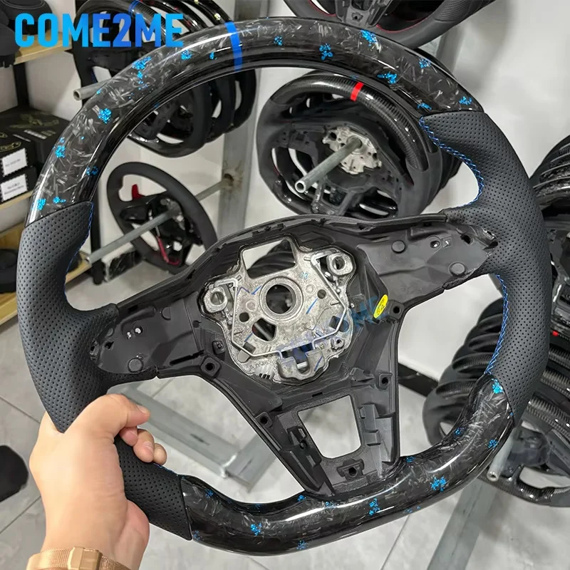 For Volkswagen VW Golf 8 GTI R Line MK8 Carbon Fiber without heating Steering Wheel Customized