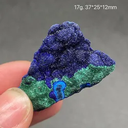 100% natural azurite and malachite symbiotic raw stone mineral specimen healing crystal gem collection