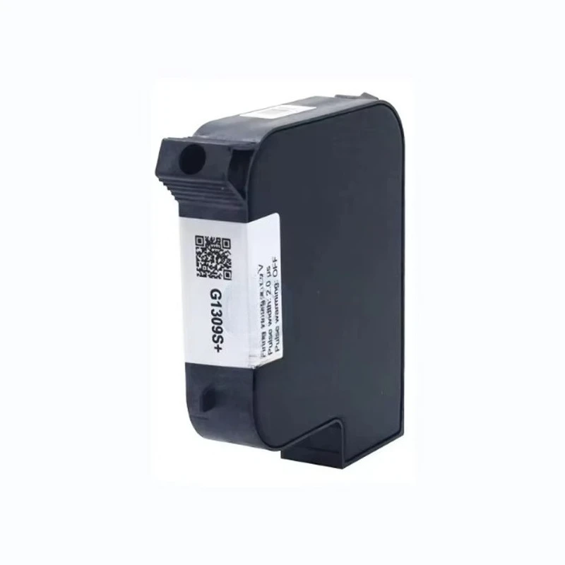 Premium G1309S Black TIJ Ink Cartridge, 25.4mm 1‑Inch Fast Dry Ink For Thermal Inkjet Printer, Coding On Plastic Tubes