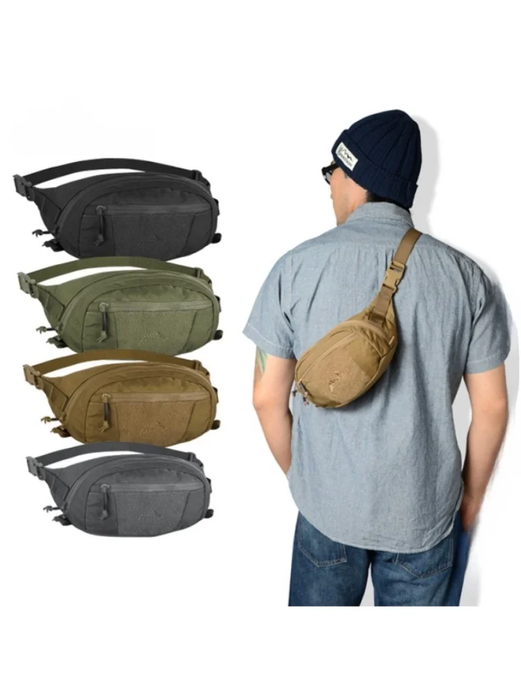 حقيبة خصر خفيفة الوزن للرجال من هيليكون، حقيبة سفر متعددة الوظائف للارتداء عبر الجسم بتصميم سريع الفك للتنقل اليومي