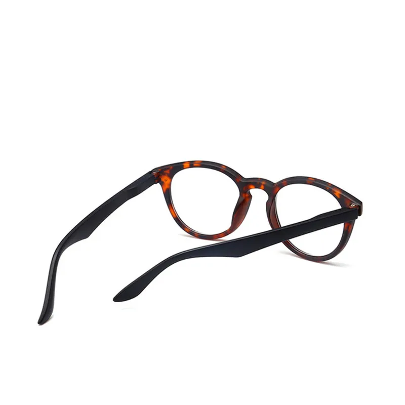 Lunettes de lecture rétro léopard à monture narpour hommes et femmes, verres transparents, lunettes de presbytie, lunettes avec dioptrie + 1.0 à 4.0