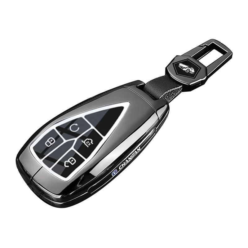 Zinc Alloy Key Case Cover Shell for Changan UNIT UNIK UNIZ PHEV 2025 CS35PLUS CS55 PLUS CS75 PLUS Oshan X7 X5 Car Accessories
