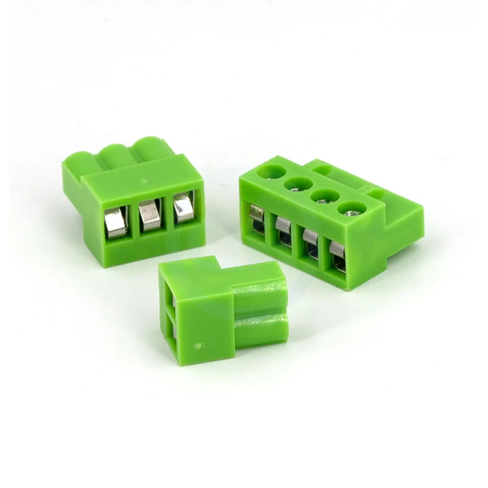 (10 pcs) HT5.08 5.08mm Plug-in Terminal Block HT5.08K / HT5.08V / HT5.08R - 5.08 Plug Straight / Bent Pin Set 2~12Pin