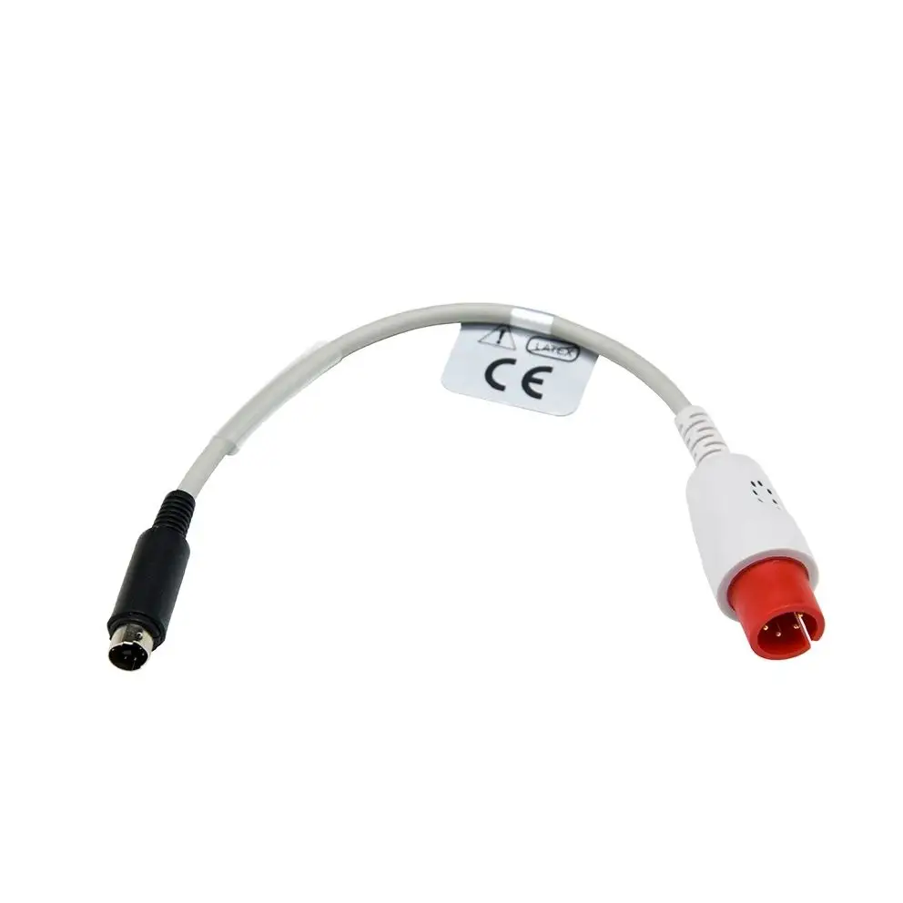 Bionet IBP Adapter Cable MiniDin 6Pin Connector compatible with Spacelabs