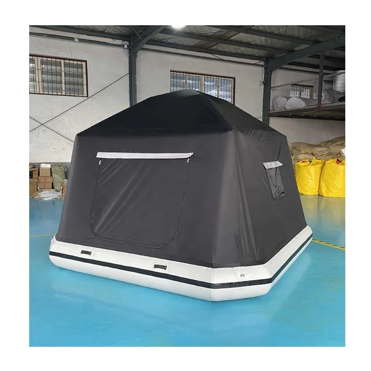 Airtight Inflatable Aquatic Tent Outdoor Camping Water Floating Raft Tent Newly