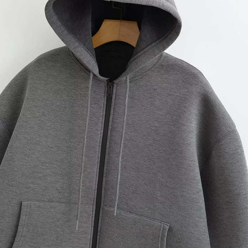 レディース オーバーサイズ ジップアップ パーカー 秋冬 長袖 アウター スウェットシャツ ジッパー付き Y2k パーカー トップス