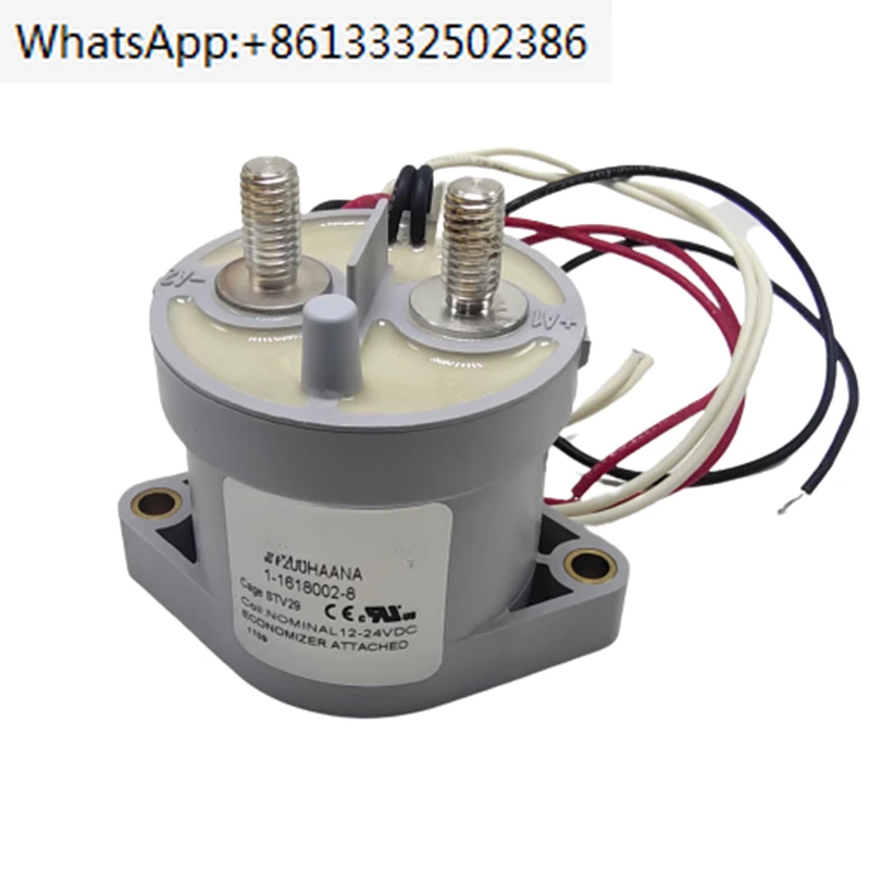 

EV200HAANA 1-1618002-8 High Voltage DC Relay Contactor With Feedback Contact Coil Voltage 12-24VDC