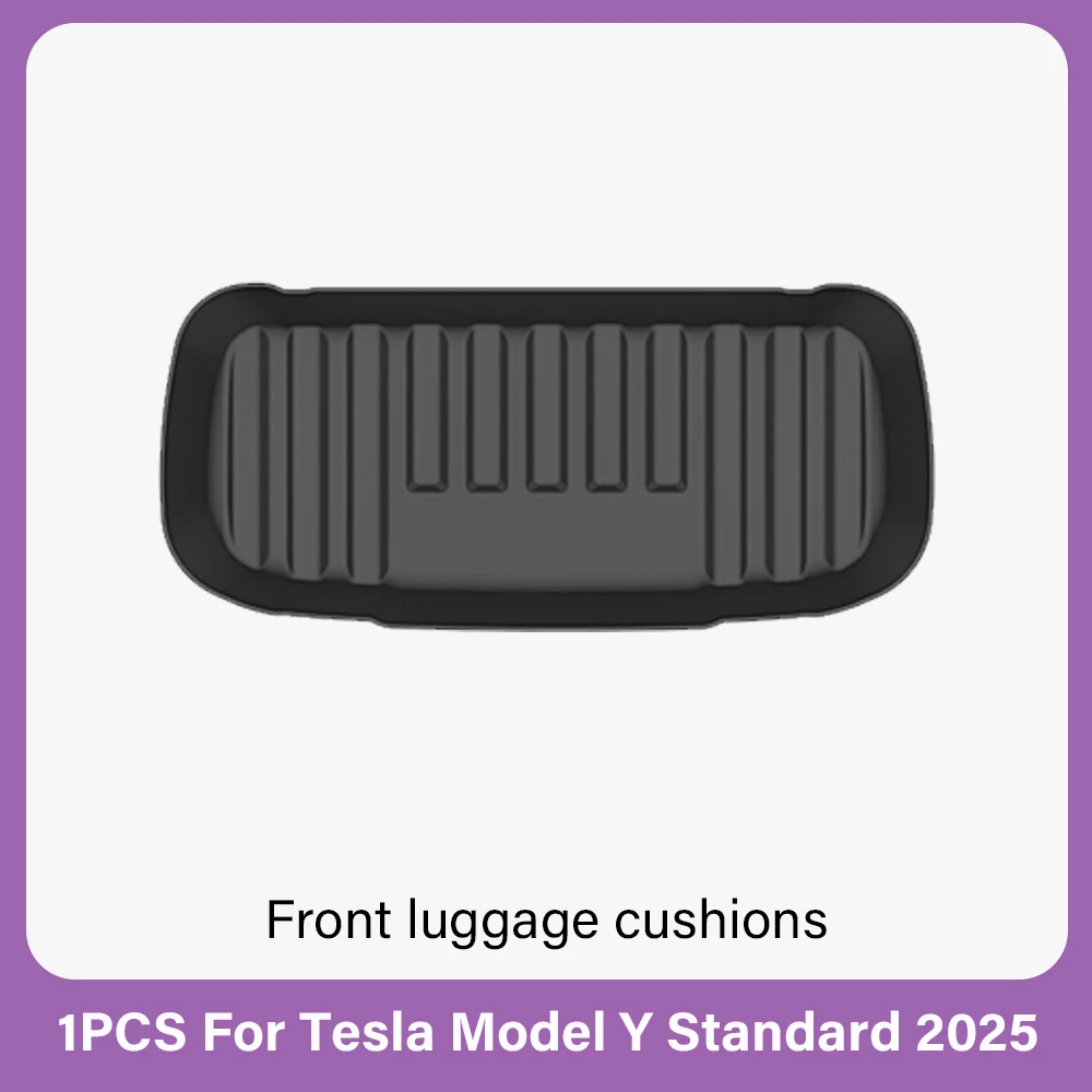 TPE Auto-Fußmatten für Neuen Tesla Model Y Standard 2025+ Wasserdichte Kofferraumauskleidung Rutschfeste Kofferraummatten Fußpolster Gepäckmatte ModelY