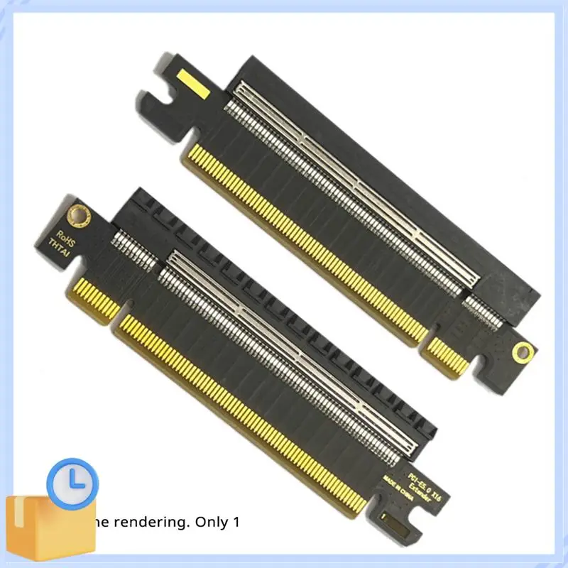 Populer PCI-E 5.0 16X Adaptor PCIE X16 Adaptor Konversi Uji Ekstensi Adaptor Kartu Perlindungan Perlindungan Slot Kartu Motherboard