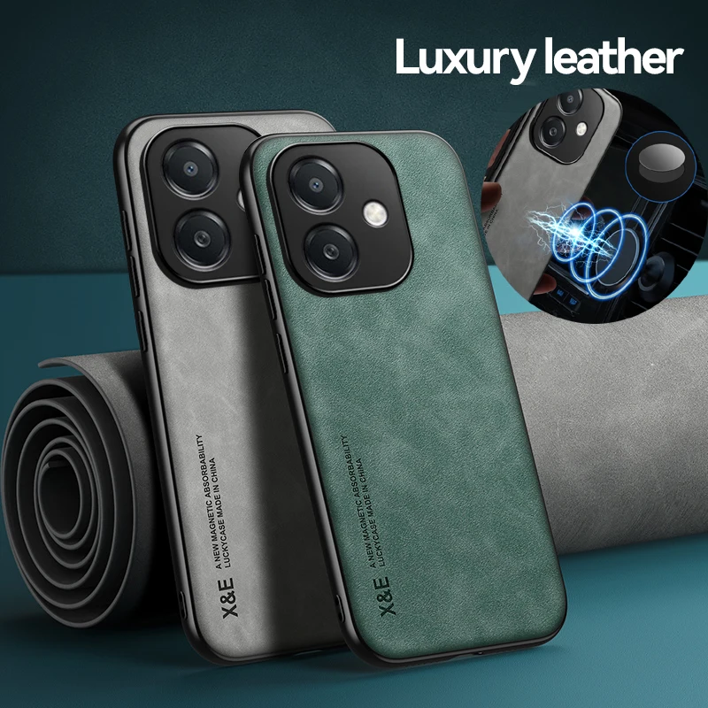 Leather Magnetic Ca…