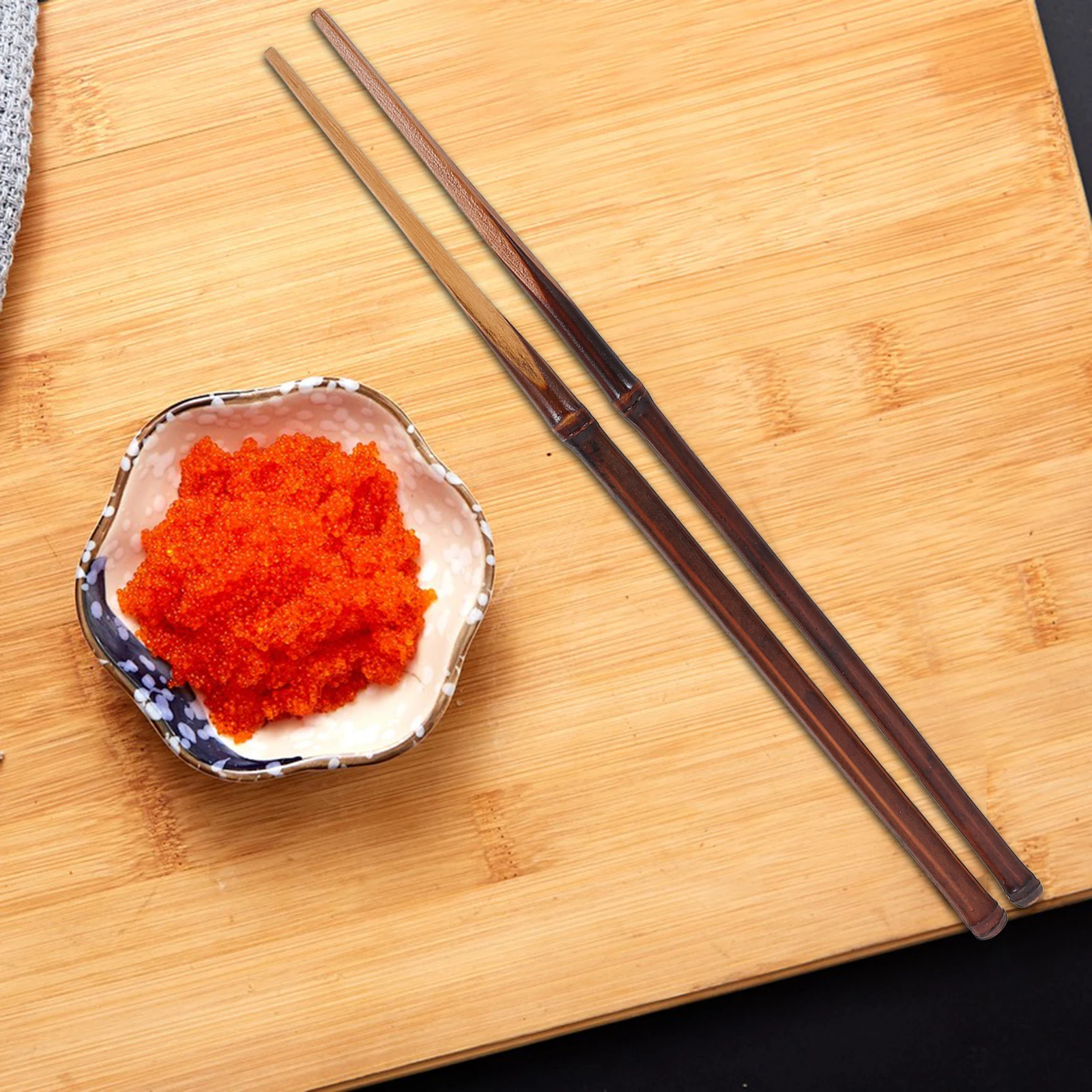 

Anti-Slip Bamboo Chopsticks Reusable Lightweight Compact For Home Daily Use Japanese Ramen Dinner Accessories Storage