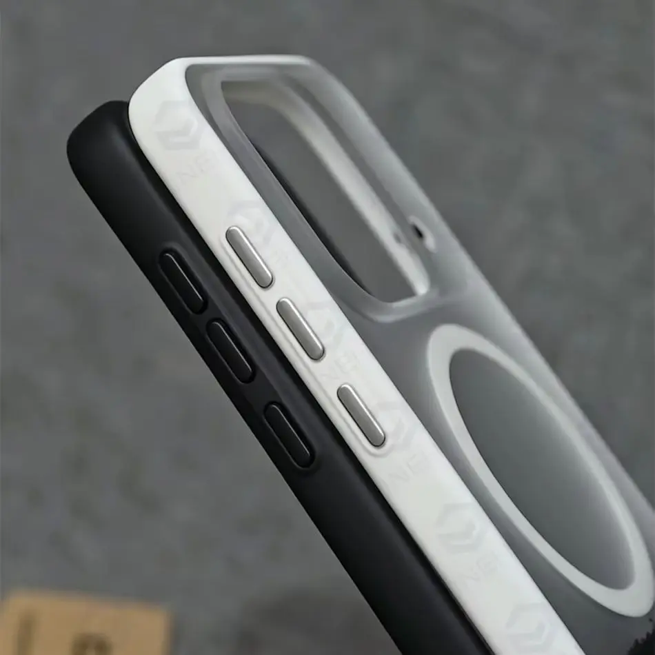 Business Matte Transparent Skin Feel Silicone Frame Magnetic Case For Oppo Find X9 Ultra X9s Pro Translucent Acrylic Armor Cover view 5