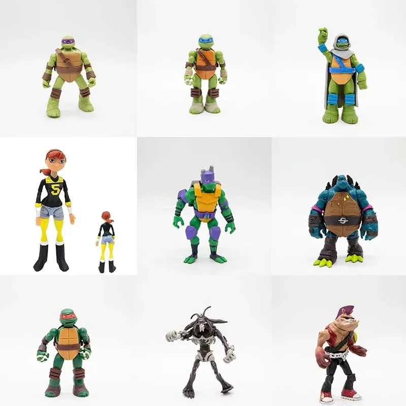 Teenages Mutants Ninja Turtles Movie Version Michelangelo Donatello Movable Joint Action Figure Model Toys Collect Ornaments