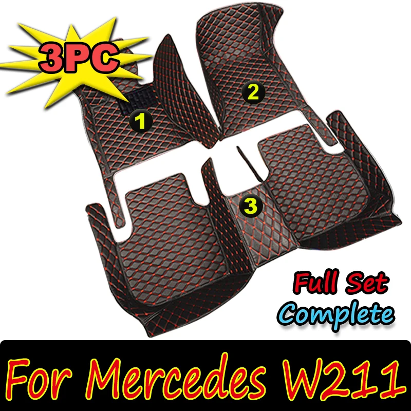 

Car Floor Mats For Mercedes W211 2005-2009 DropShipping Center Auto Interior Accessories 100% Fit Leather Carpets Rugs Foot Pads