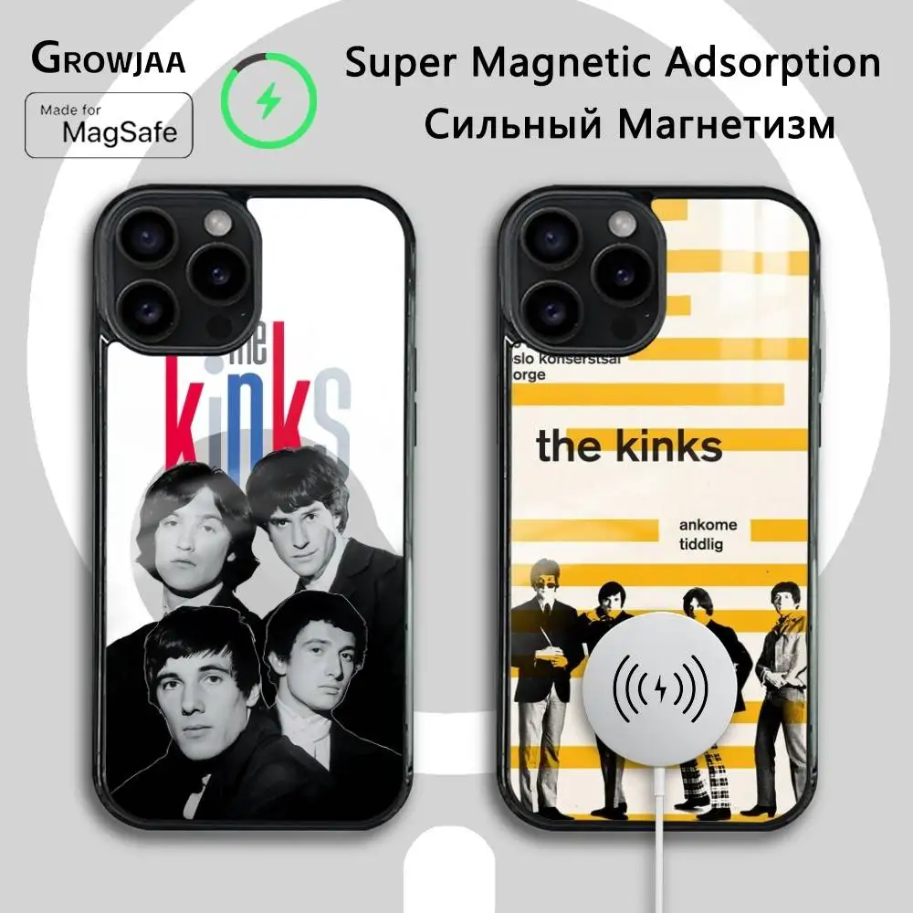 

Band The K-Kinks Phone Case For iPhone 16 15 14 13 12 11 Pro Max Plus Mini Wireless Charging Magnetic Hard Shell