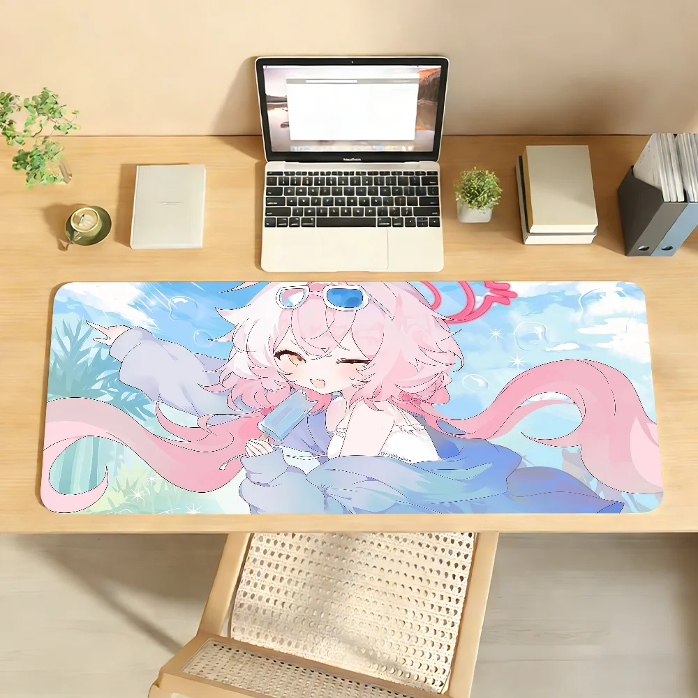 Blue Archive Hoshino Anime Large Gaming Mouse Pad,Rubber Desk Mat Keyboard Pad for Laptop Computer Home Gaming Desktop Decor