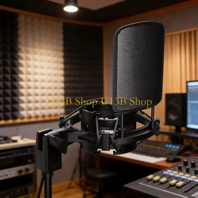 U13B High Performances Microphones Suspension Holder for AT2020 AT2035 AT2050 Series Mics And Standard Studio Stands