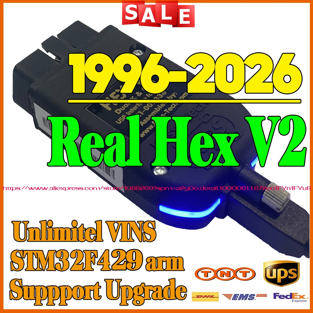 

2026 Newest VAGCOM V26.3 OBD Scanners HEX V2 Interface FOR VW AUDI Skoda Seat VAG Multilingual Auto com VCDS Diagnostic Tools