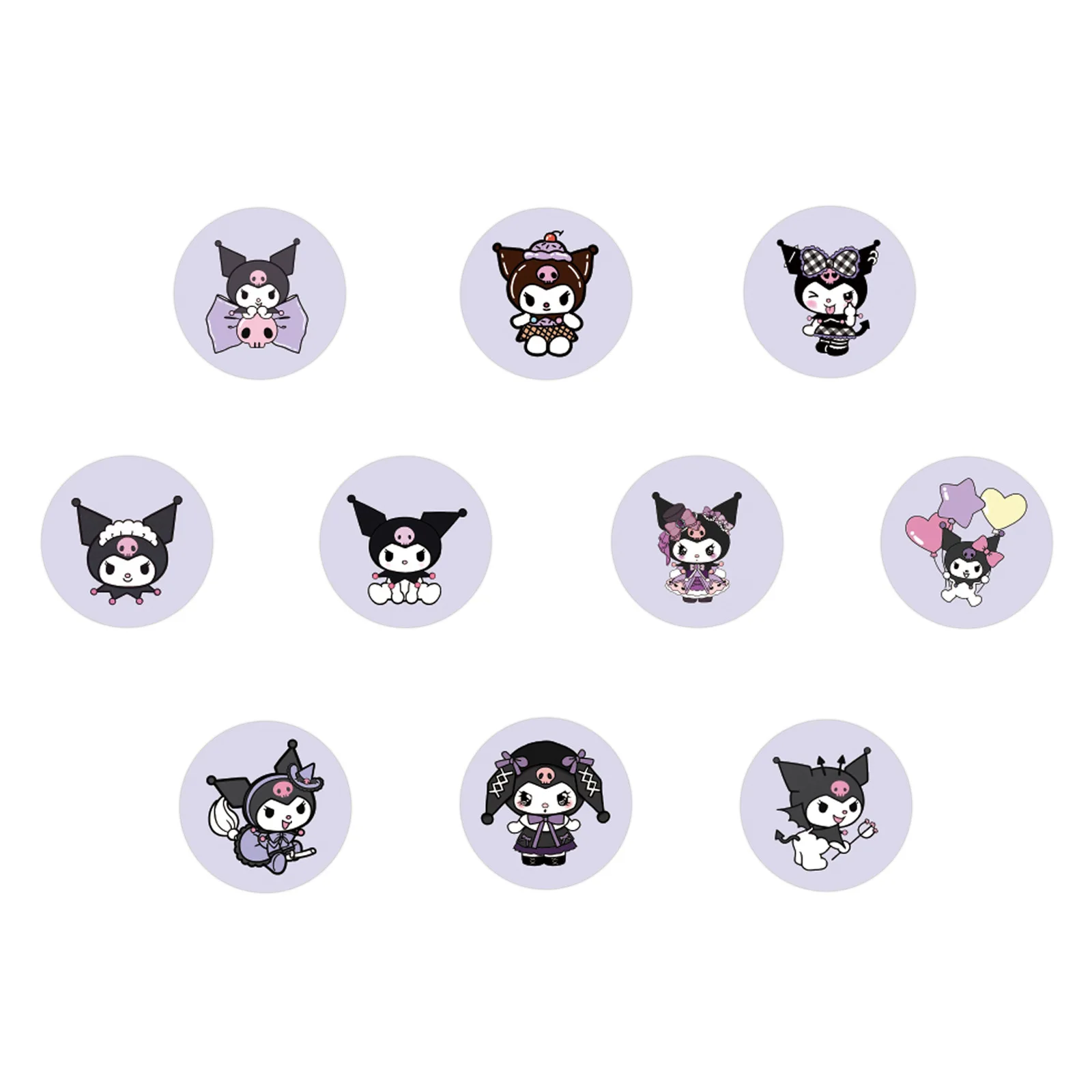 500 pçs sanrio kuramori bonito rolo adesivos diy guitarra geladeira telefone portátil copo de água skate planejador suprimentos decalques