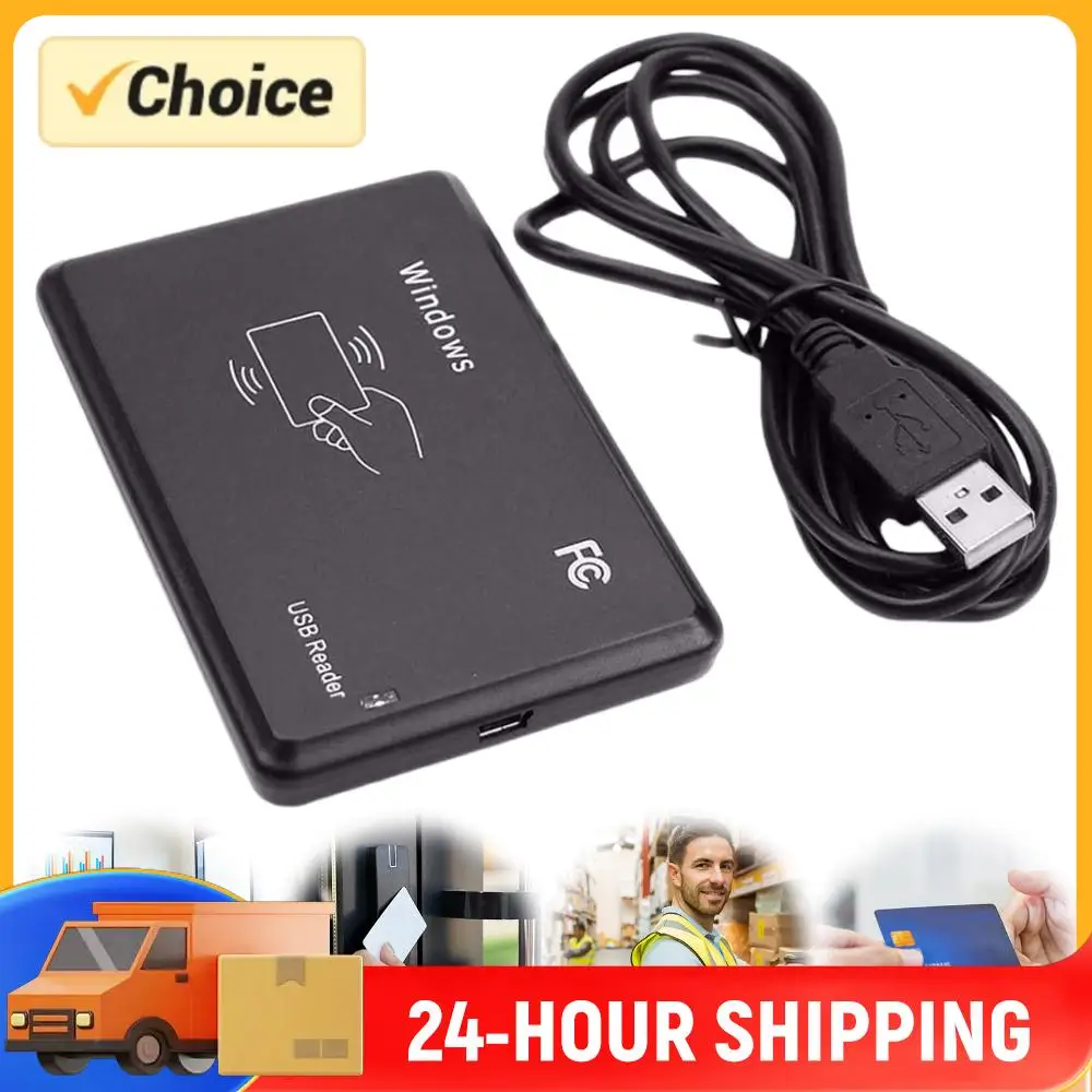 Contactless IC Card Reader Writer 13.56MHz Access Control Encrypted Programmer Compatible for Windows Linux MacOS