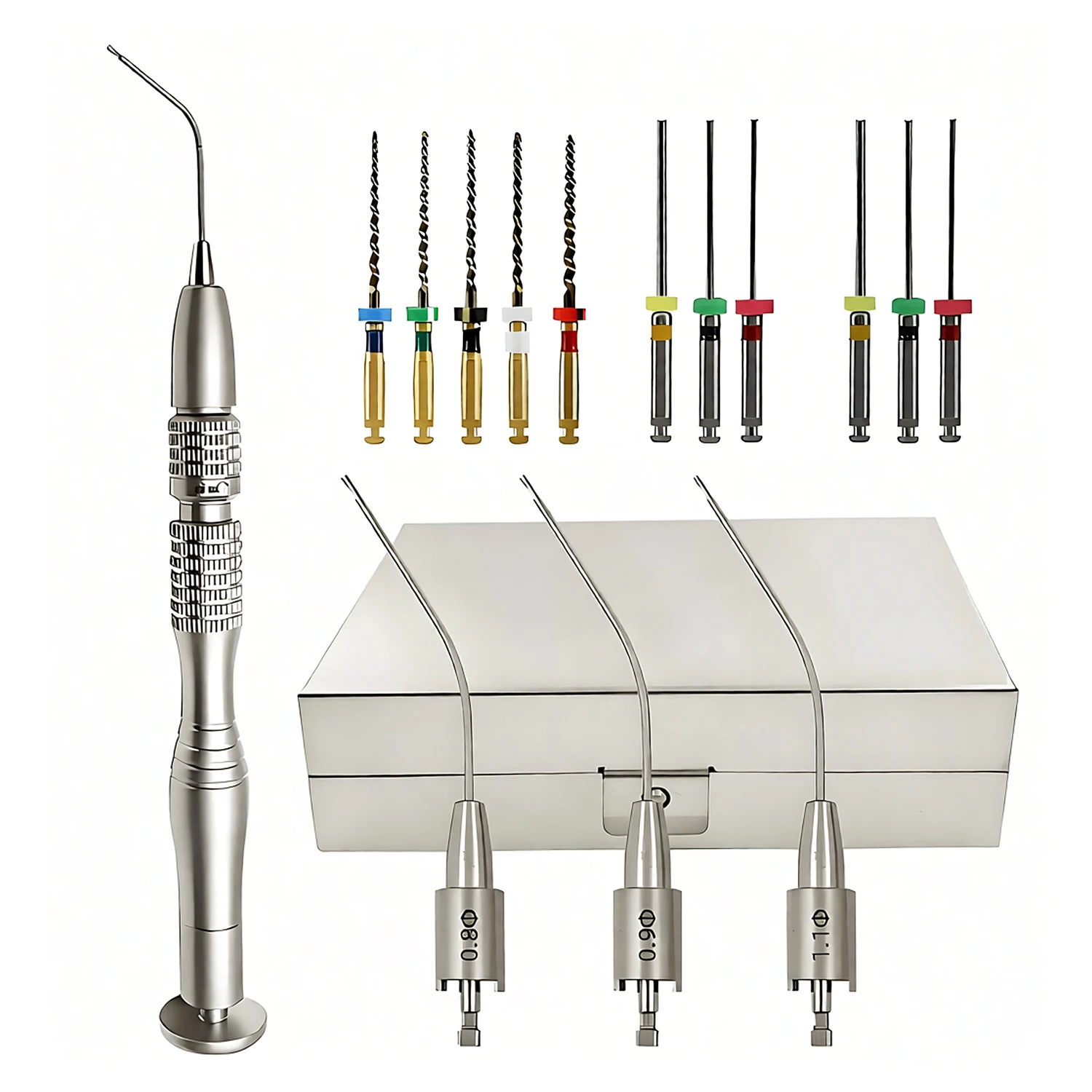 

Dental Endo File Removal System Kit Endodontic Broken File Removal Instrument Set Root Canal File Extractor Dental tools