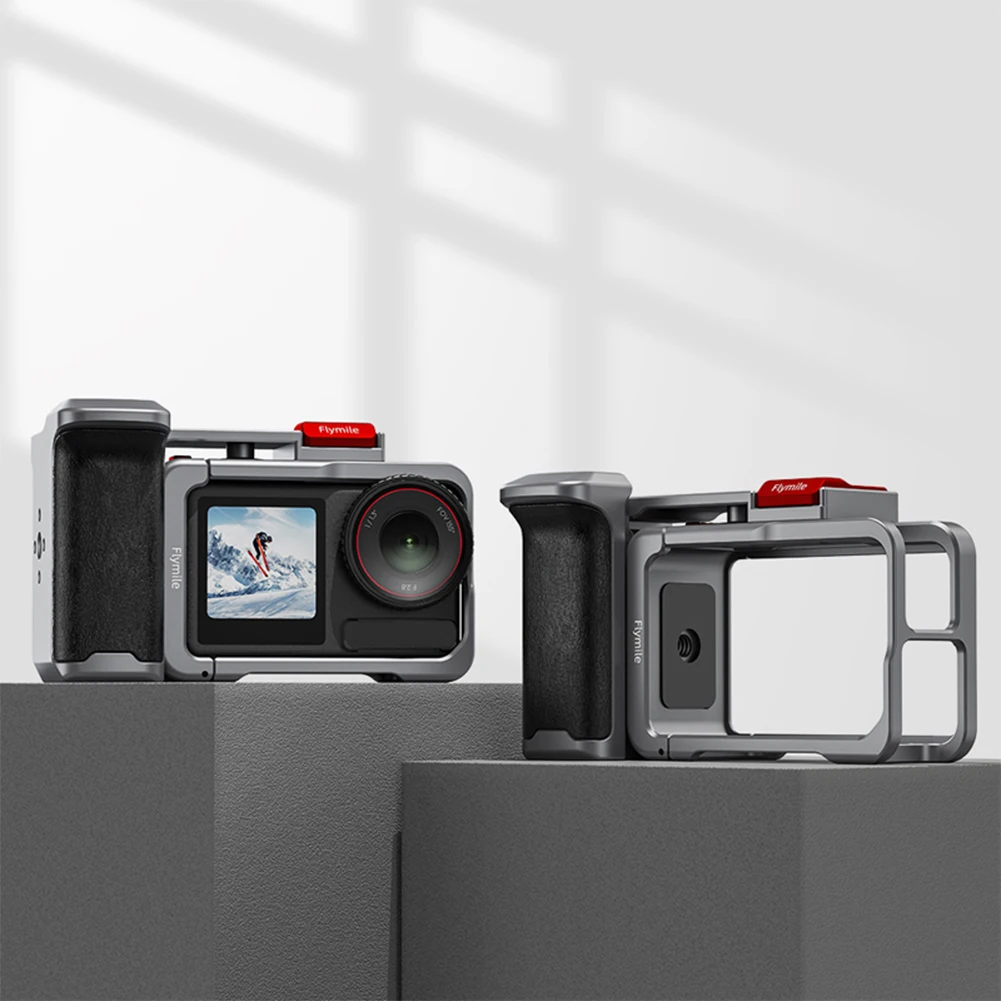 

Aluminium Alloy Metal Frame Protective Frame Cage Extended Holder Mount Aluminium Case Metal Cage for DJI Action 5 Pro/4/3