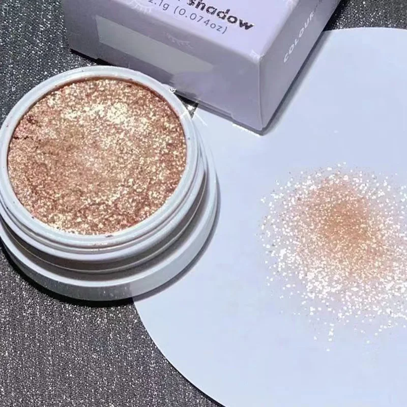 Paleta de sombra de ojos monocromática, purpurina púrpura, decoloración, resaltador de ojos, lentejuelas, pigmentos de maquillaje duraderos impermeables