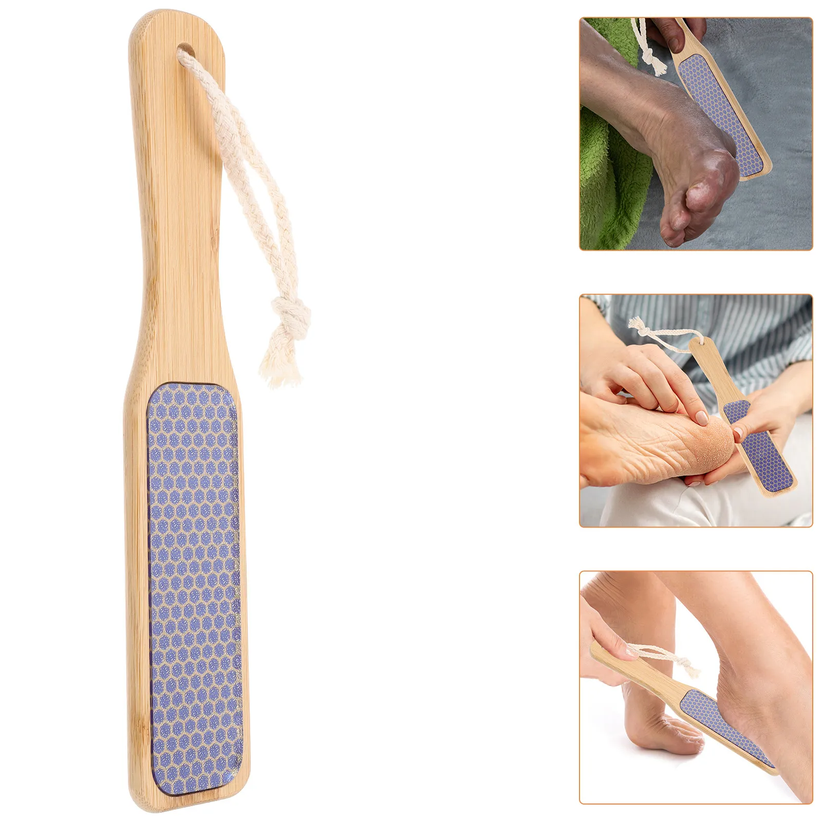 Transparent Handheld Foot Sole Exfoliating File Professional Callus Remover for Feet Effective Dead Skin Removal