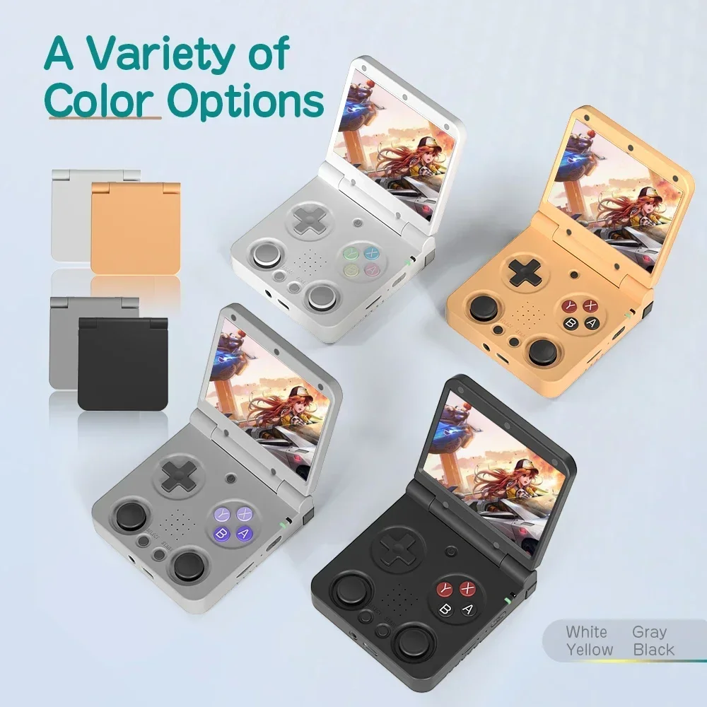 MIYOO Flip V2 Handheld Game Console Players 3.5''IPS Screen Linux System Onion OS Video Game Machine for On-the-Go Entertainment Gamer Gift Gaming - Image 2