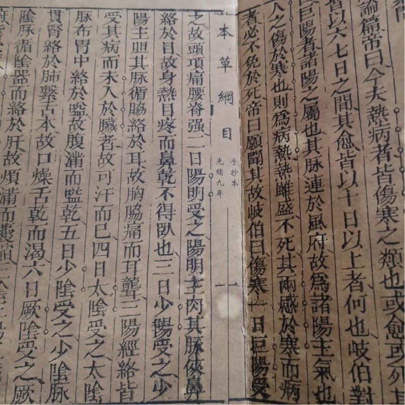 Traditional Chinese Medicine Ancient , Imitation of Old Medical Books, Li Shizhen's Compendium of Materia Medica, Antique O