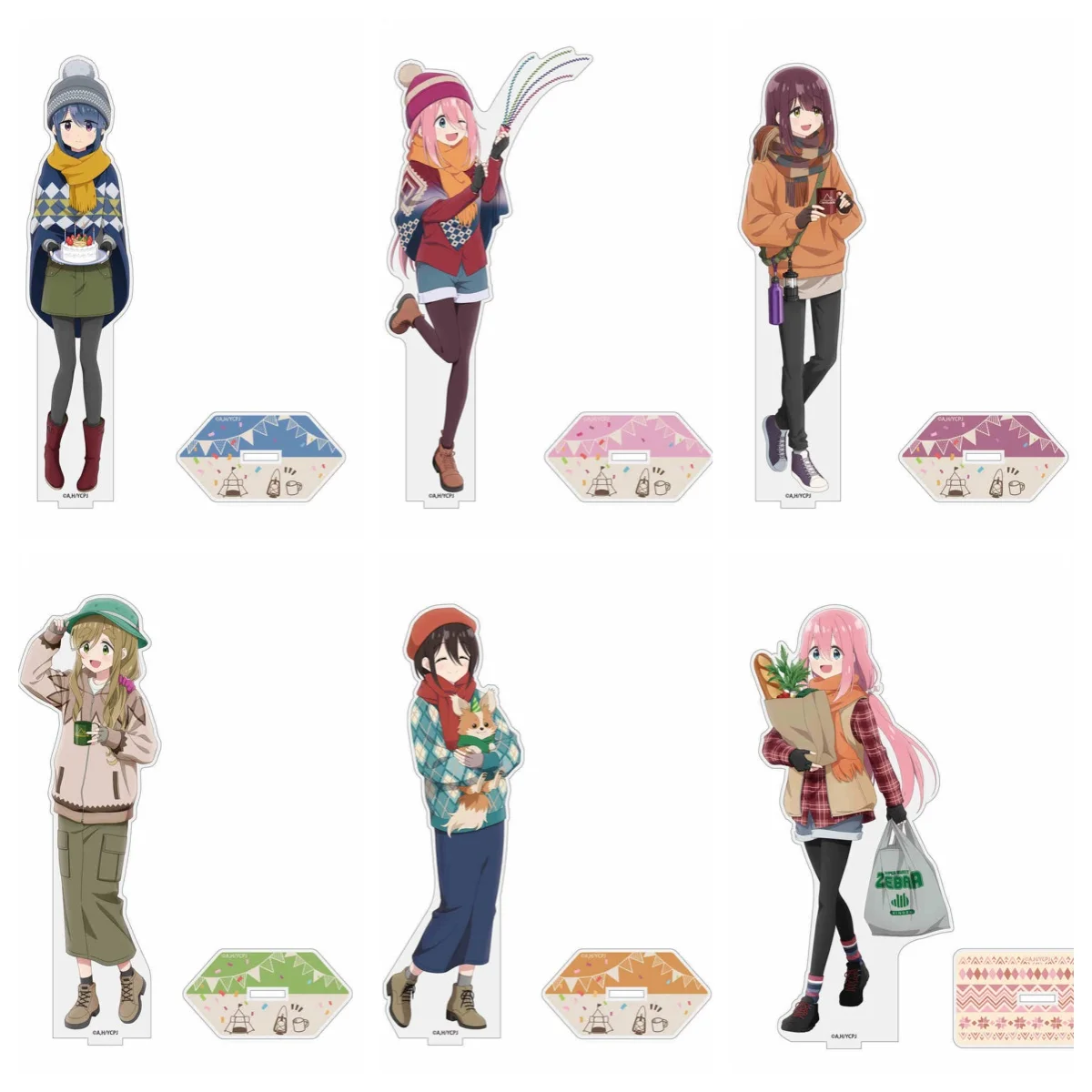 

Anime Yuru Camp Acrylic Stands Character Model Fans birthday Christmas Children's Gifts