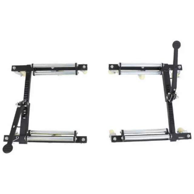kj-Trailer Wheel Dolly Tandem Axle Mobile Hydraulic Manual Car Jack Car Repair Tool & Tool for Split Wheel Lifting@