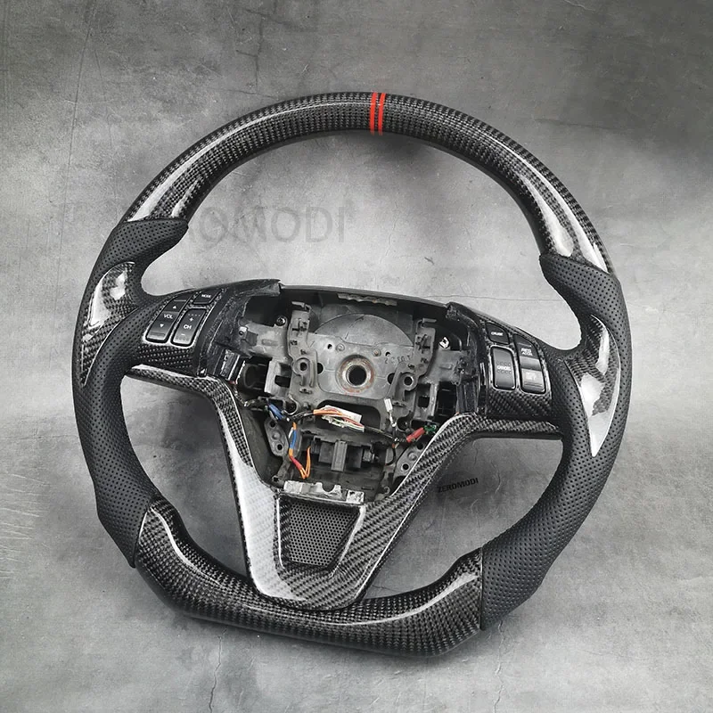 Real Carbon Fiber Steering Wheel Racing Sports Style For Honda CR-V CRV 2007 2008 2009 2010 2011