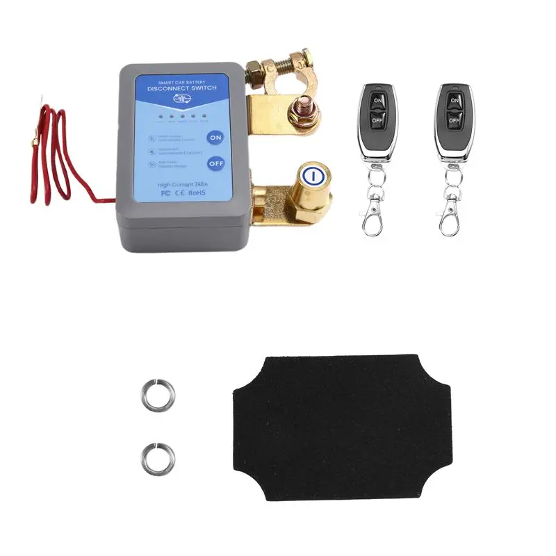

A73X-12V/24V 240A Smart For Car Battery Disconnect Switch–Automatic Power Off Switch For Car Boat