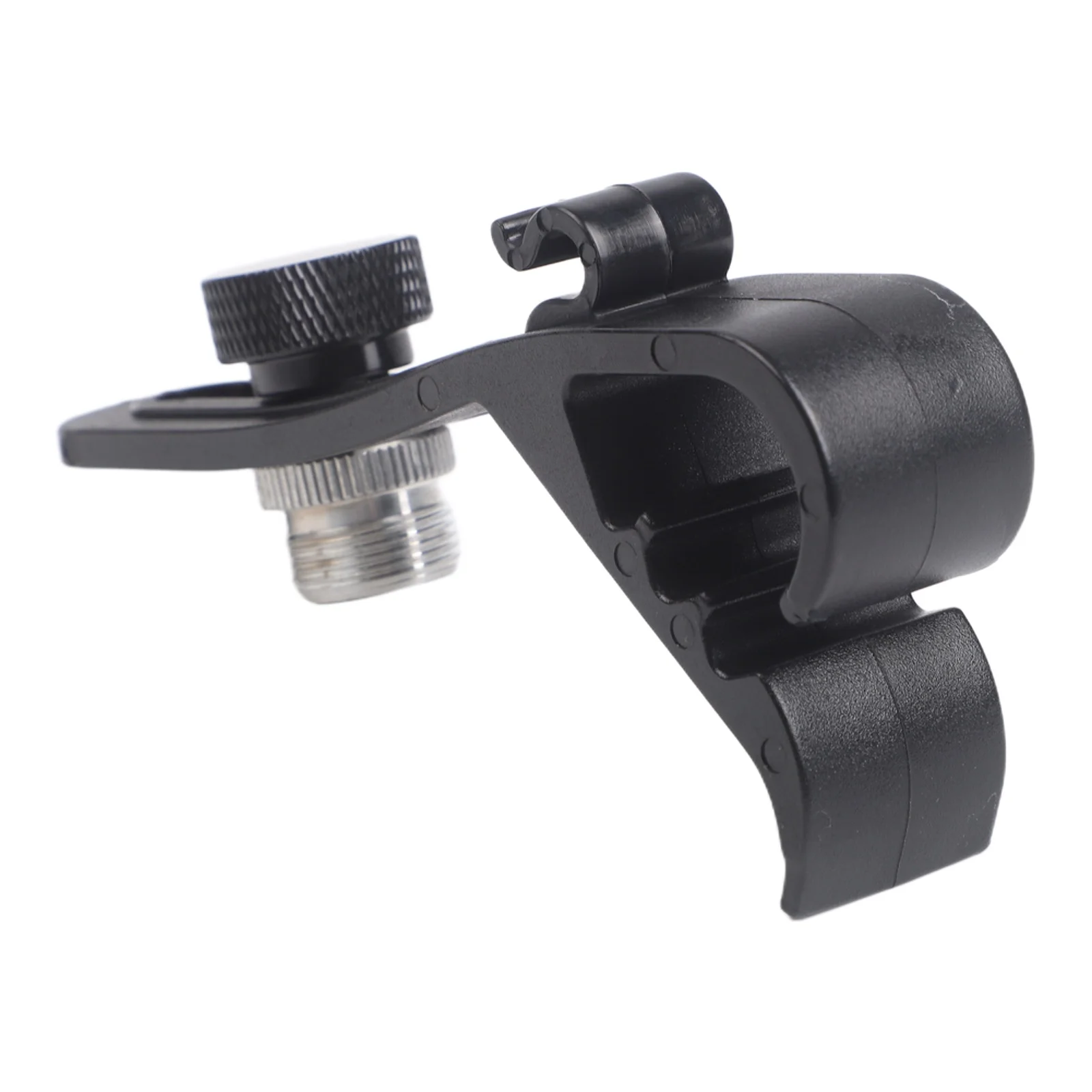 Portable Drum Holder Adjustable Microphone Mount Height And Direction Adjustment Soft Foam Protection Compact And Space-Saving