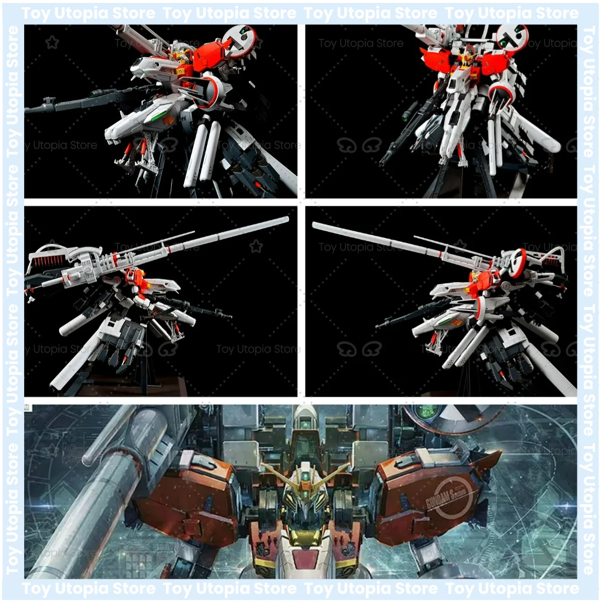 

En Stock Bandai Anime genuino MG 1/100 Deep Striker Gundam figura de acción juguetes de ensamblaje regalo adorno coleccionable