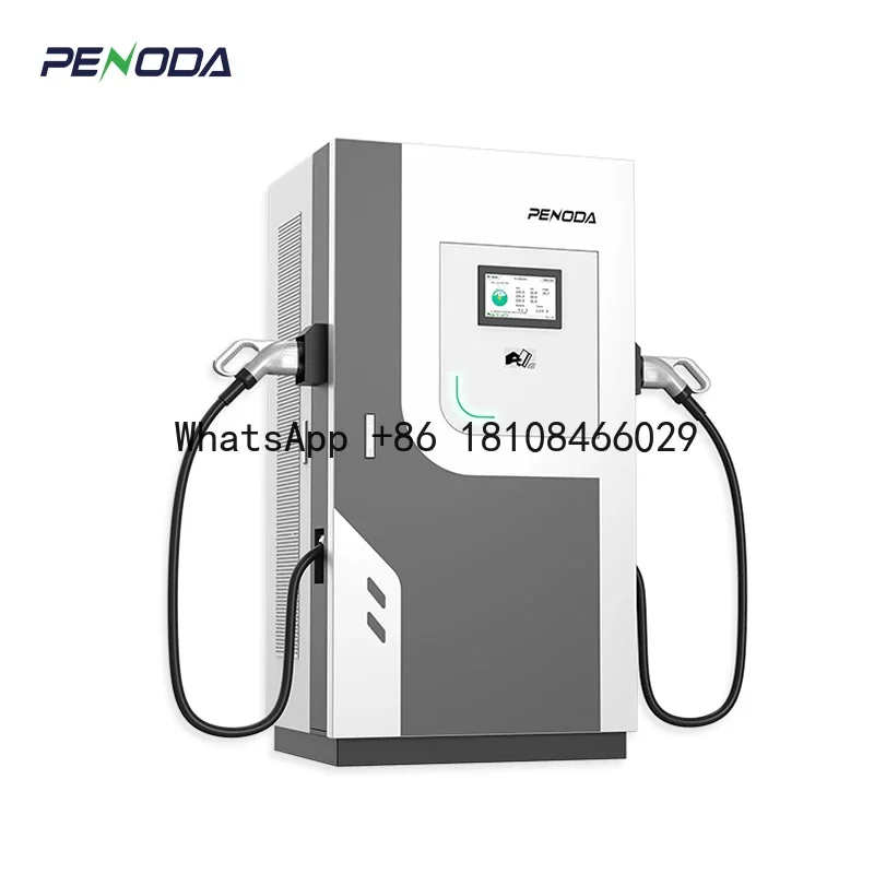 Car Charger Electric Cars 96% High Efficiency 60kW DC Fast Charger CCS2 Connector Floor Stand EV Charger Charging Station