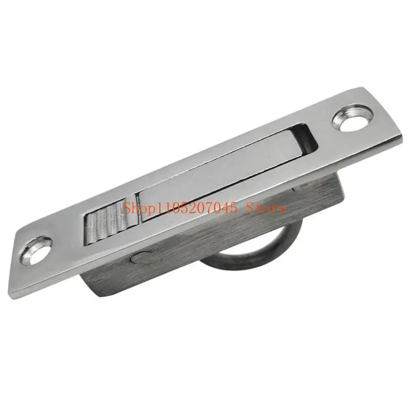 

37cd Stainless Steel Door Handle With Concealed Screw Design Pocket Door Edge Pull Universal For Marine Cabinets