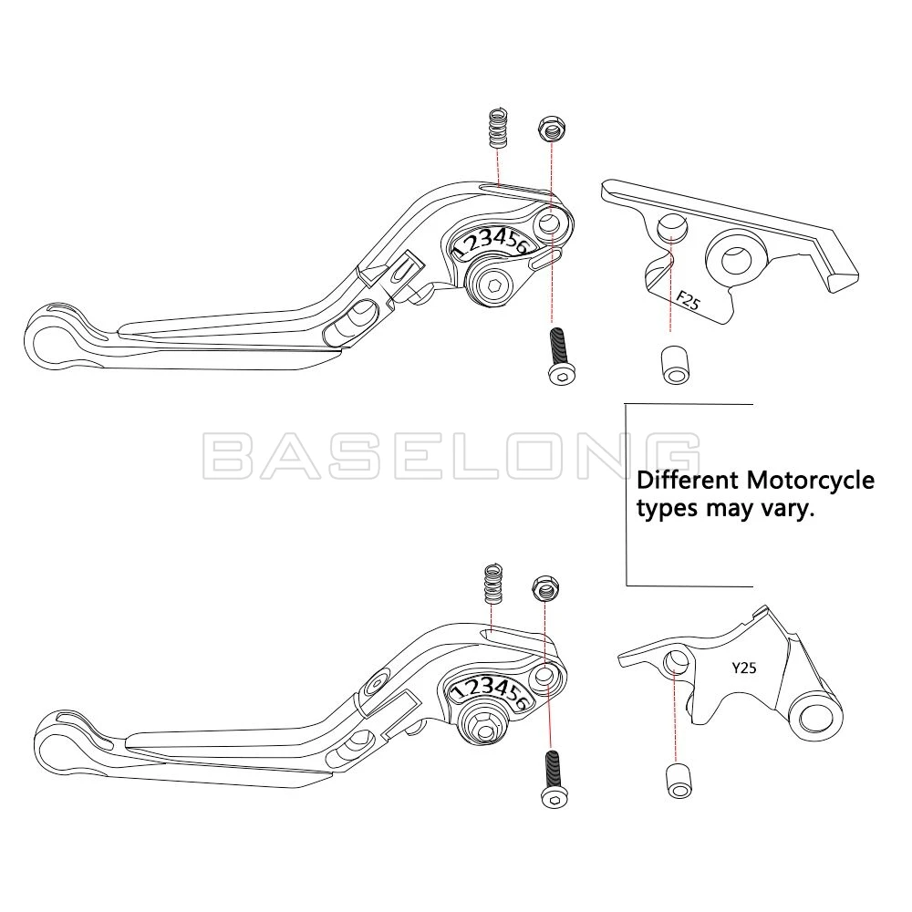 Motorcycle For CFMOTO CF MOTO 250NK 250 NK 250 NK250 2022 2023 2024 2025 CNC Accessories Brake Clutch Levers Handle Bar End Grip