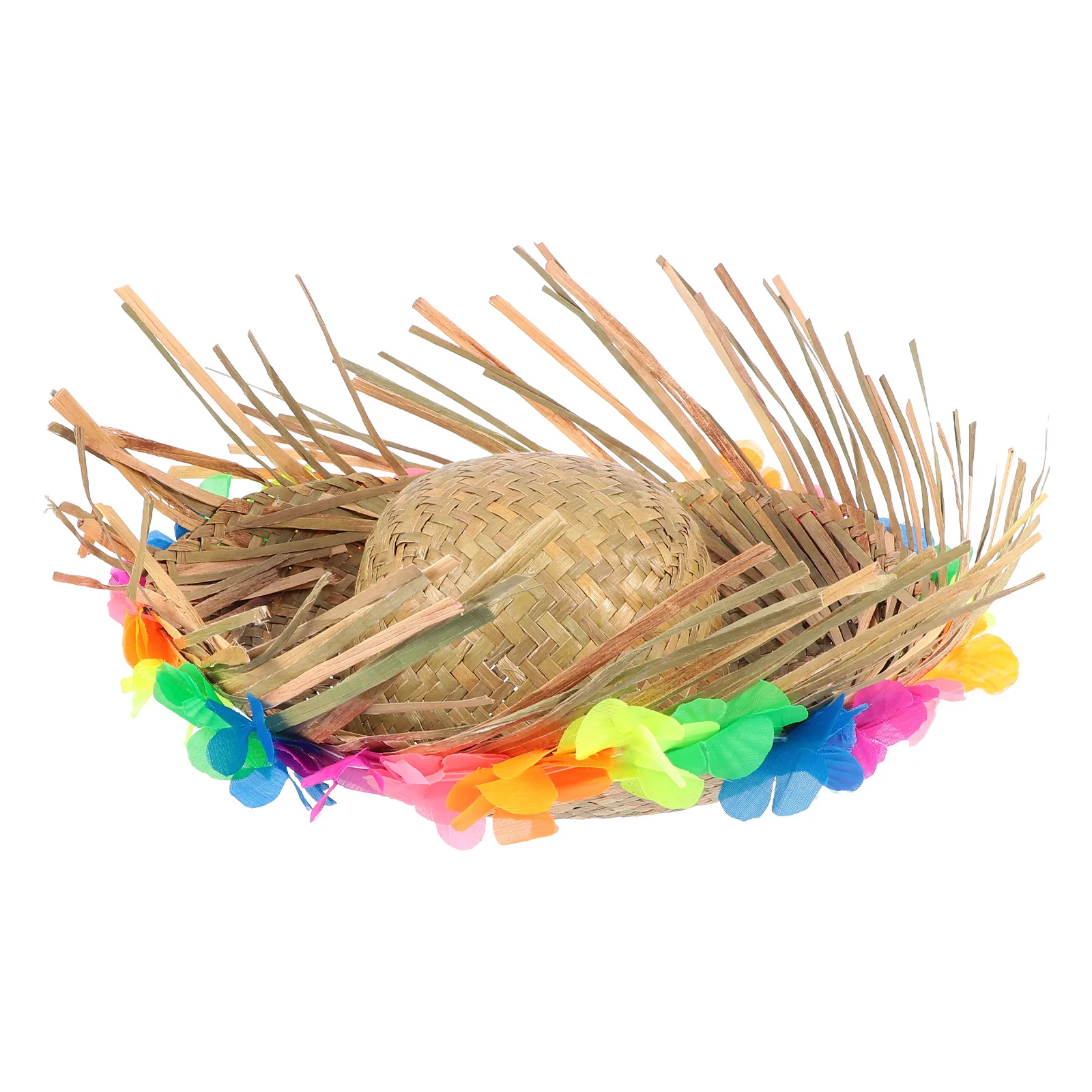 1 قطعة قبعة القش الذكور هاواي لي فستان بتصميم حالم زي الصيف شاطئ حفلة أغطية الرأس ملحق قبعة فستان بتصميم حالم زي #4