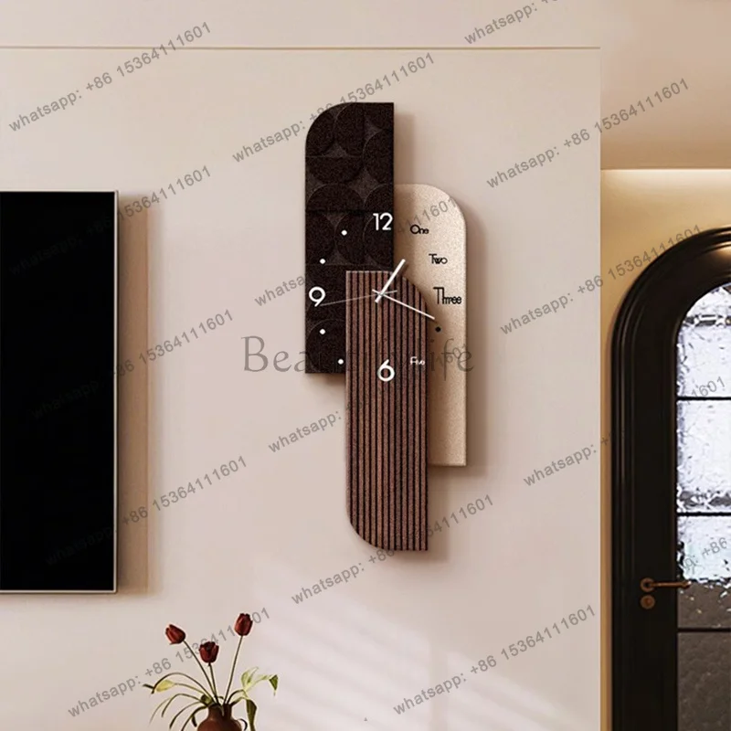 Best Sellers Silent Design Wall Watch Wooden Interior Vintage Xenomorph Wall Watch Living Room Aesthetic Reloj De Pared Room Dec