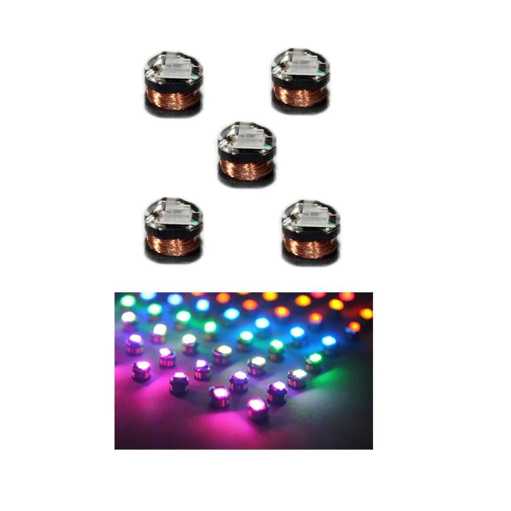 5 x Wireless LED Lamp Wireless Power Supply Receive Light FOR Transmitter Coil Induction Decorative Model Robot Sand Table Scene