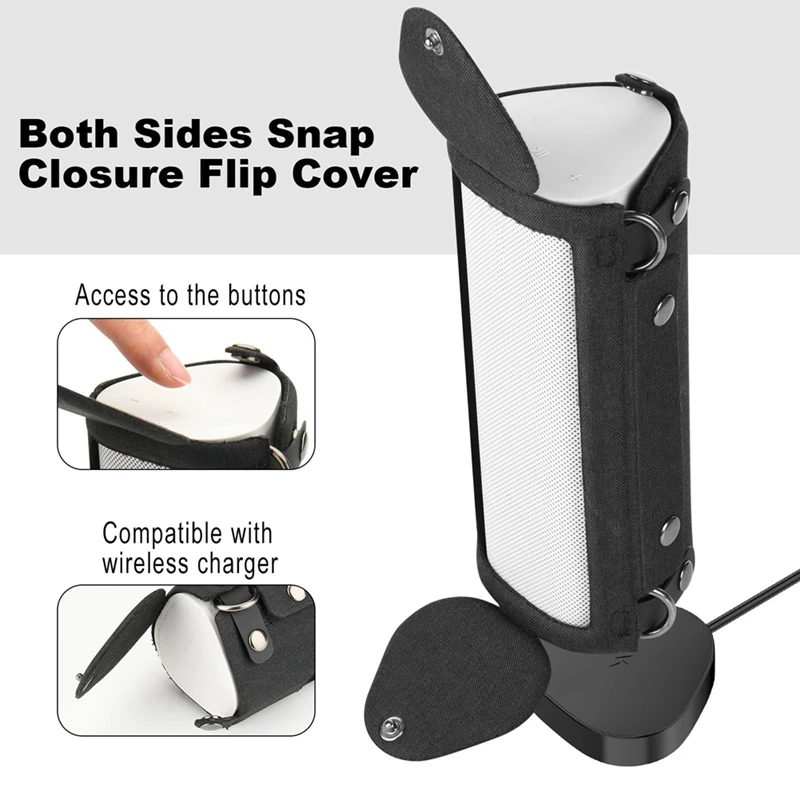 Sonos Roam 및 Sonos Roam SL 블루투스 스피커 커버, EVA 운반 보호 케이스 커버, 어깨 스트랩 포함