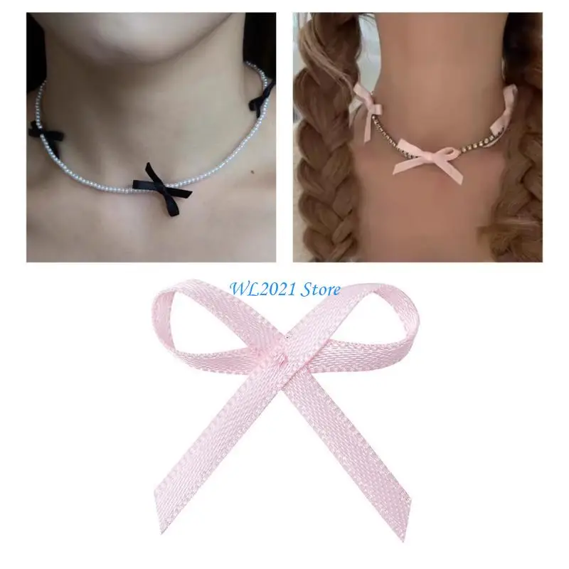 

G5GC 200PEECES DIY CRAFT STINS RIBBON BOW