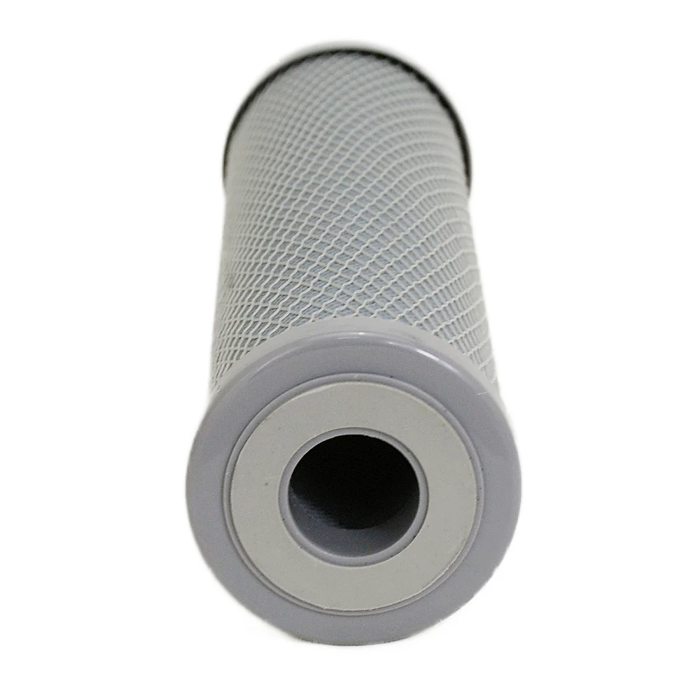 Coronwater CCBC-10C Filter Air Kelapa Shell Activated Carbon Block RO Penggantian Air Filter Cartridge